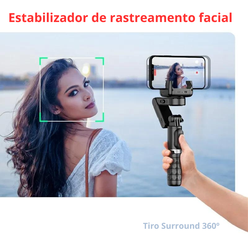 Estabilizador Multi-função - Tripé Selfie Vara e Suporte 360° de rotação