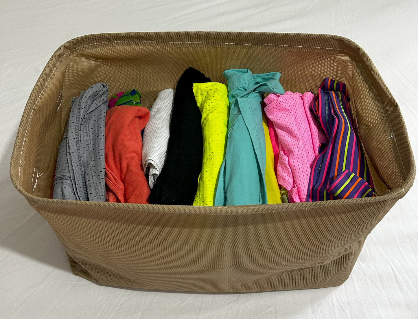 Caixa organizadora dobrável, Cesto Organizador de roupas, sutiã e meias, blusas e roupas de ginástica