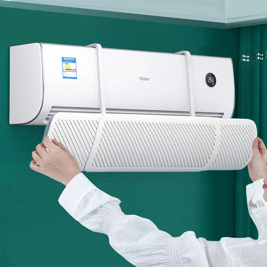Pára-brisas de ar condicionado anti-sopro direto universal à prova de vento montado na parede defletor de saída de ar