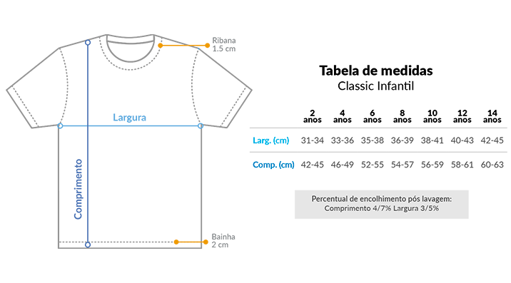 Camiseta Infantil Tita - Unicórnio - Algodão Quality e Classic