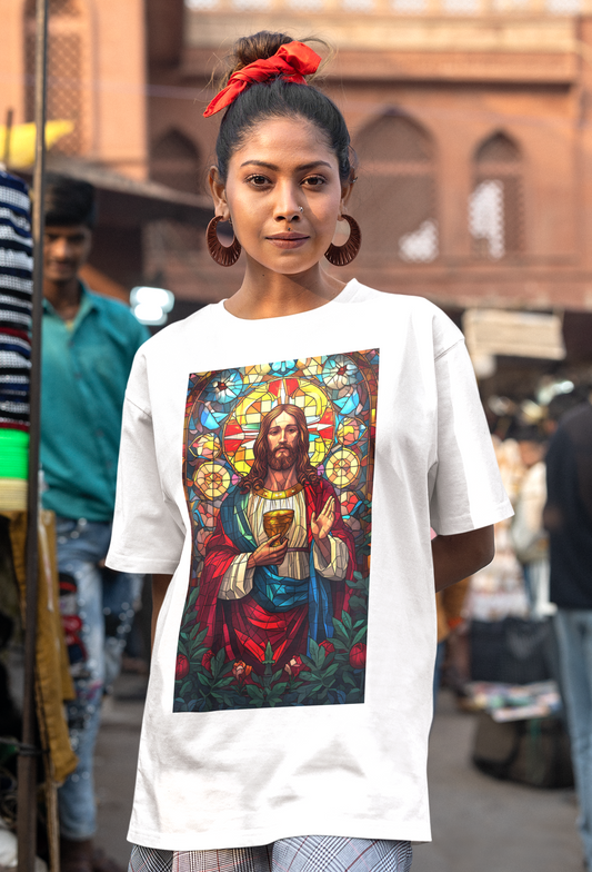 Camiseta Viviane Fem - Jesus - Algodão Pima