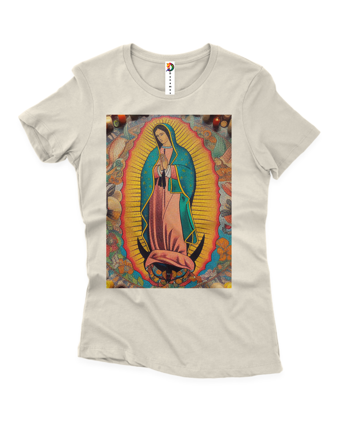 Camiseta Elenice Fem - Virgem de Guadalupe - Algodão Pima